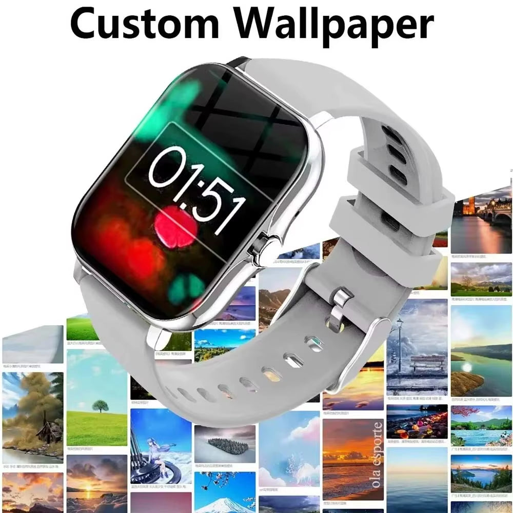 2026 Smart Watch for Men & Women - 1.83'' Full Screen, Wireless Call, Fitness Tracker - Perfect Holiday Gift!