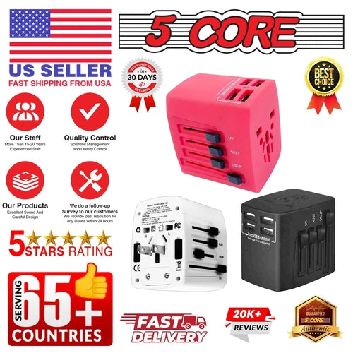 NVR TravelPlug Pro – Kit 3 Adaptadores de Viaje Universales