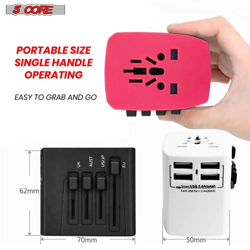 NVR TravelPlug Pro – Kit 3 Adaptadores de Viaje Universales