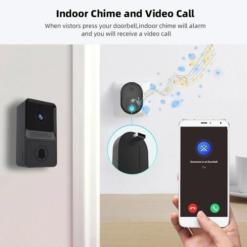 Timbre Inteligente WiFi con Cámara y Video Intercomunicador