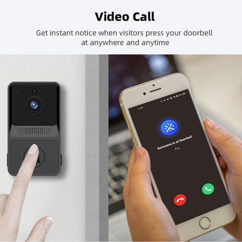 Timbre Inteligente WiFi con Cámara y Video Intercomunicador