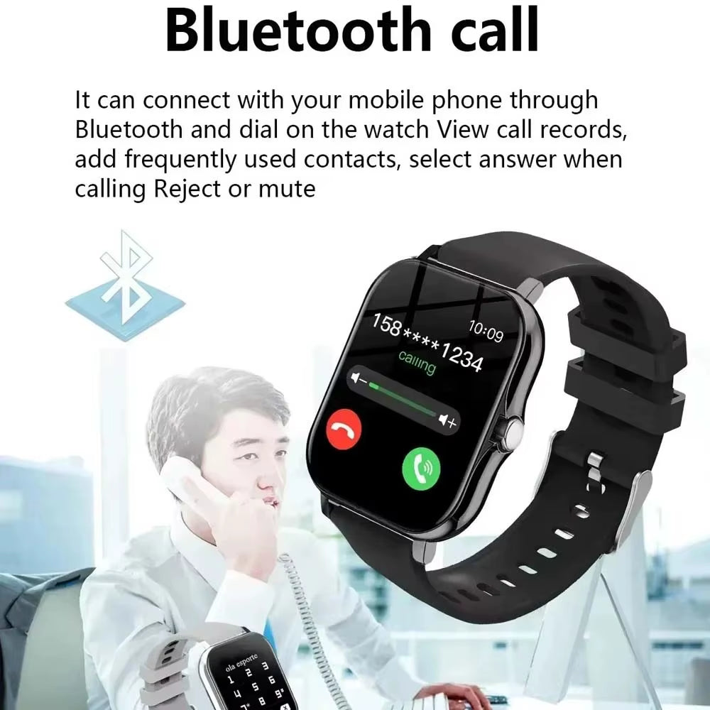 2026 Smart Watch for Men & Women - 1.83'' Full Screen, Wireless Call, Fitness Tracker - Perfect Holiday Gift!