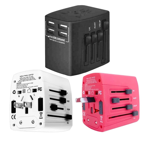NVR TravelPlug Pro – Kit 3 Adaptadores de Viaje Universales
