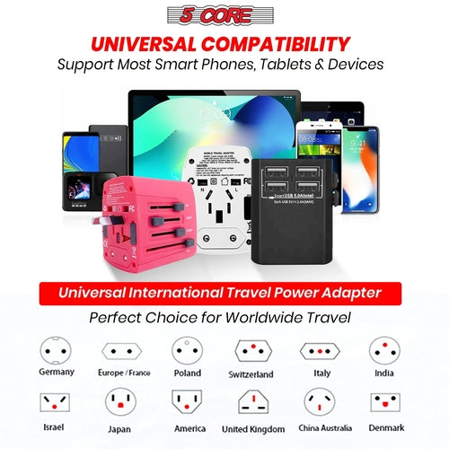 NVR TravelPlug Pro – Kit 3 Adaptadores de Viaje Universales