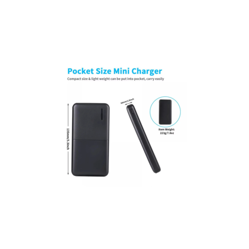 Power Bank Carga Rápida con Doble Salida USB
