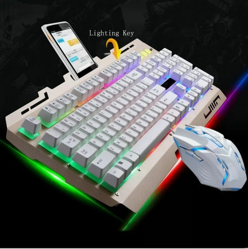 Kit Teclado y Mouse Gamer USB Ninja Dragons Premium NX900 con Cable