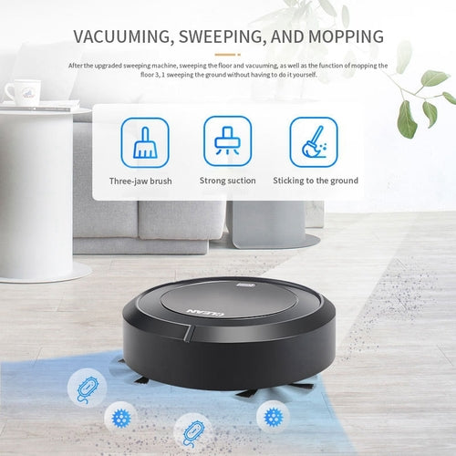 Robot Aspiradora Automático con Barrido Inteligente