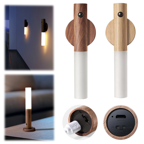 Lámpara Portátil Inalámbrica con Sensor Automático de Movimiento