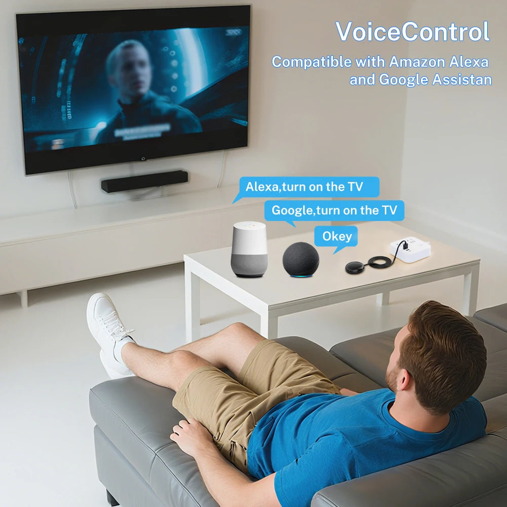 Tuya Smart Wifi IR Controle Universal Infravermelho– Universal Remote for TV/AC, Works with Alexa, Google & Yandex