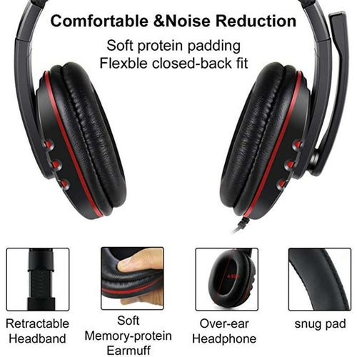 NVR DragonSpace G3600 – Headset Gamer Estéreo con Cable y Micrófono