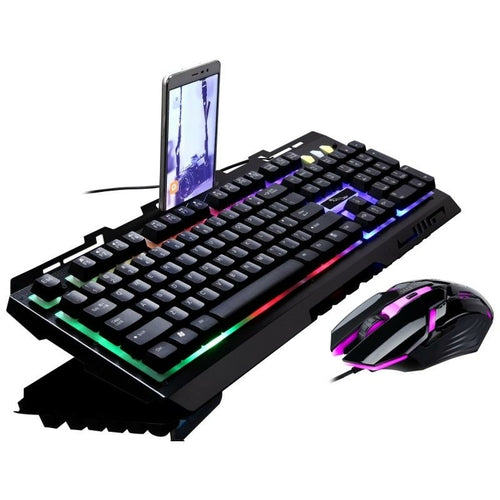 Kit Teclado y Mouse Gamer USB Ninja Dragons Premium NX900 con Cable