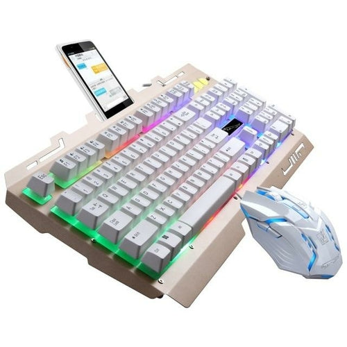 Kit Teclado y Mouse Gamer USB Ninja Dragons Premium NX900 con Cable