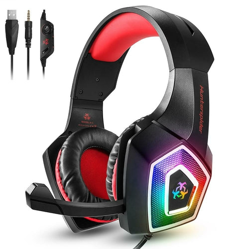 NVR DragonElite – Headset Gamer Premium Estéreo LED con Micrófono