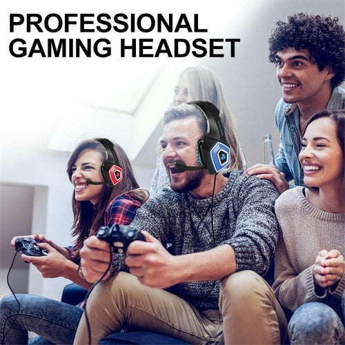 NVR DragonElite – Headset Gamer Premium Estéreo LED con Micrófono